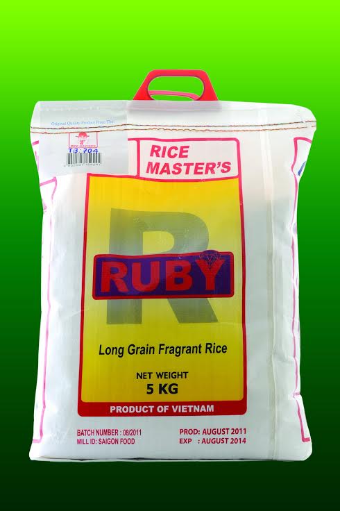 Gạo hạt dài 5kg - Gạo Tigifood - Công Ty Lương Thực Tiền Giang